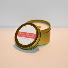 Load image into Gallery viewer, one wick away donut stand at the apple orchard candle