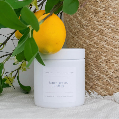 one wick away lemon groves in sicily candle